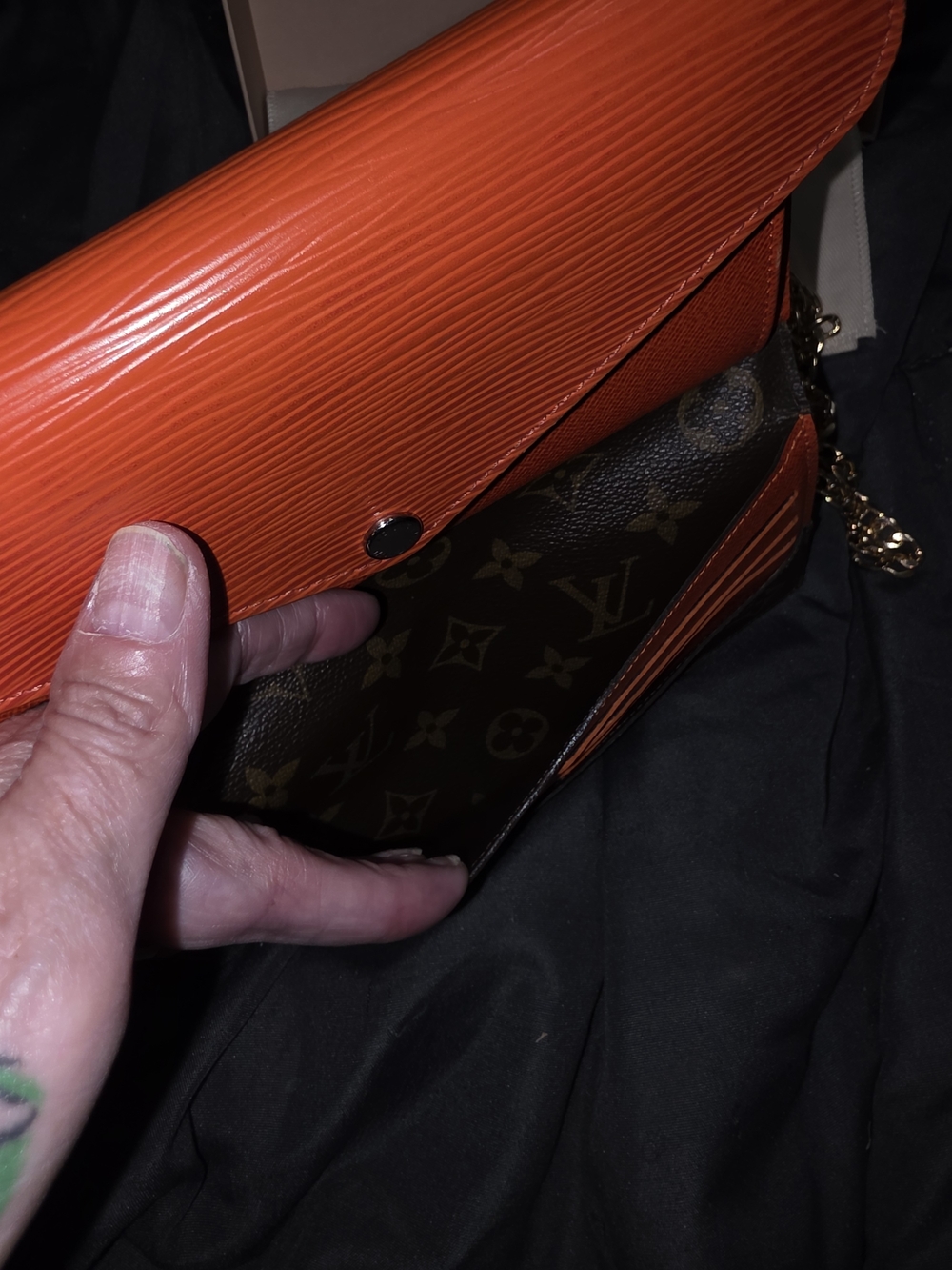 AUTH Louis Vuitton Marie-Lou Long Wallet - Picture 8 of 14